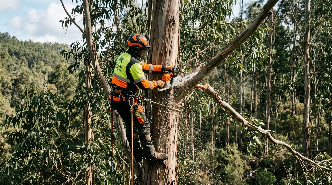 Desramação e poda de árvores florestais até 4 metros